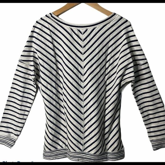 LA made navy striped long sleeve top, NWOT - Picture 2 of 11